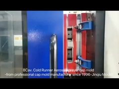 কোল্ড রানারে 8 গহ্বর 52 মিমি স্প্রে ক্যাপ ছাঁচ