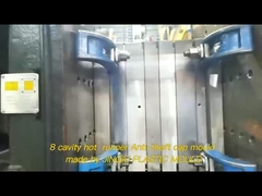 রাসায়নিকের জন্য 8 গহ্বর ঠান্ডা রানার D35 অ্যান্টি-চুরি এইচডিপিই ক্যাপ ছাঁচ