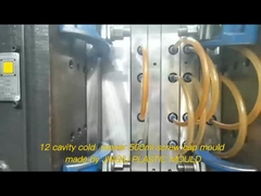 24/410 হট রানার ইনজেকশন মোল্ড 12ক্যাভিটি স্ক্রু ক্যাপ প্যাকেজের জন্য মোল্ড