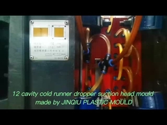 ১২ গহ্বর ঠান্ডা রানার ড্রপার পাইপ ছাঁচ পিপি উপাদানে